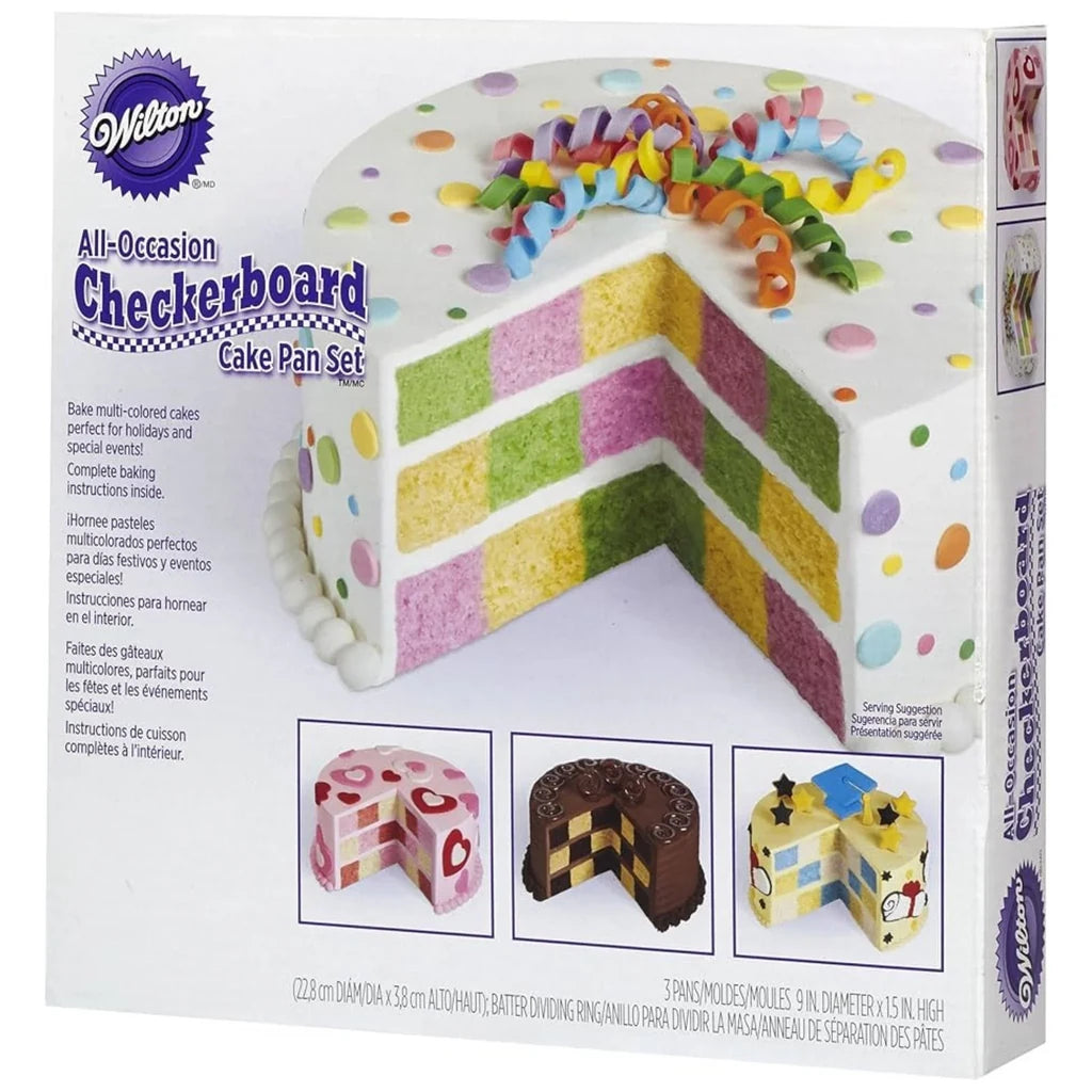Wilton Kakeform-sett Sjakkbrett, 4 deler