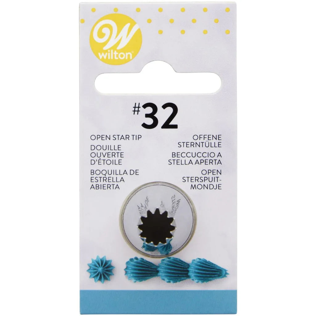Wilton sprøytetipp Open Star #32 i emballasje