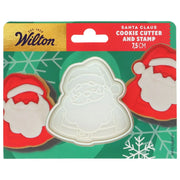 Wilton utstikker med stempel julenisse, 7,5cm