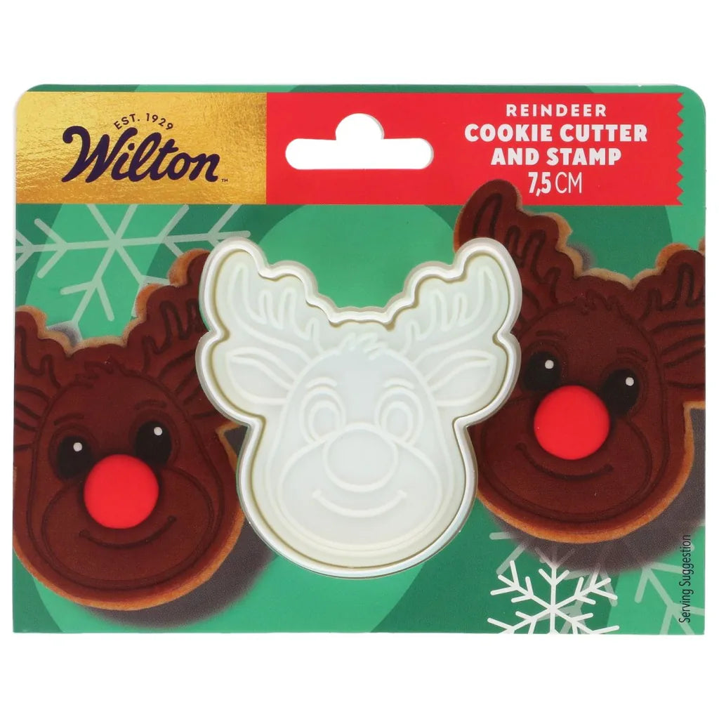 Wilton utstikker med stempel reinsdyr, 7,5cm