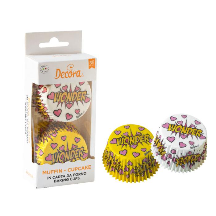 wonder muffinsformer gul og hvit