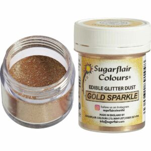 sugarflair edible lustre gold sparkle