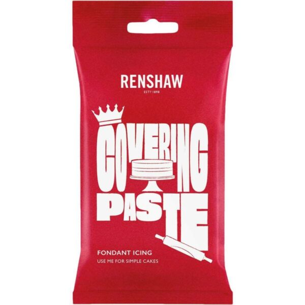 Hvit fondant -Covering Paste- fra Renshaw, 1kg