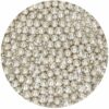 FunCakes Myke perler - Metallic Sølv 55g