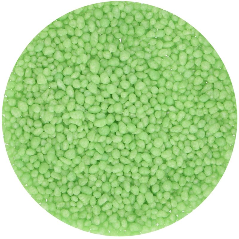 Bilde av Funcakes Kakestrø Sugar Dots -grønn- 80g