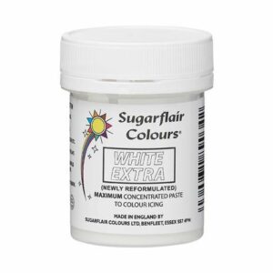 Sugarflair - Max Concentrate pastafarge White Extra, 42g