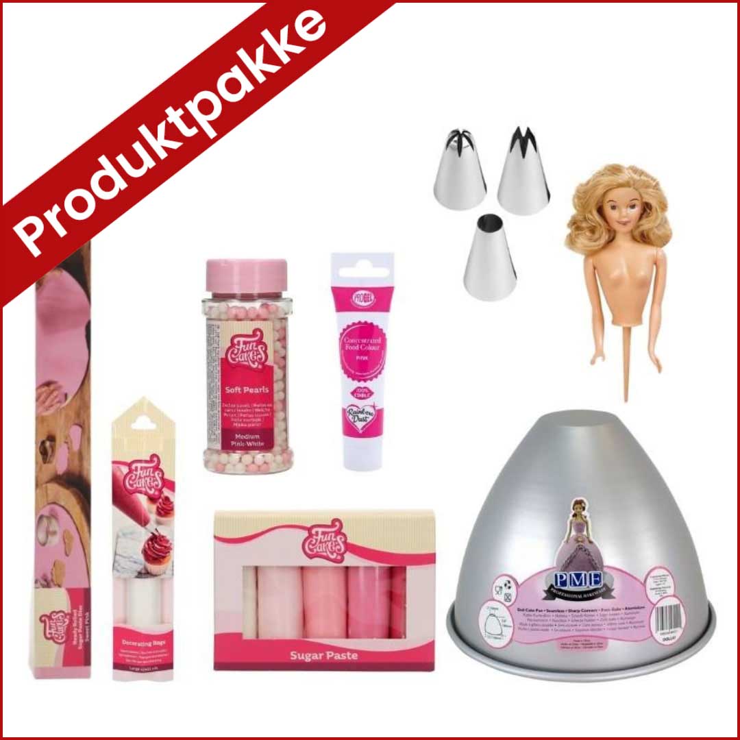 Bilde av Produktpakke Til Dukkekake - Rosa