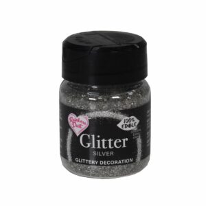 RD Spiselig Glitter – Sølv, 40g