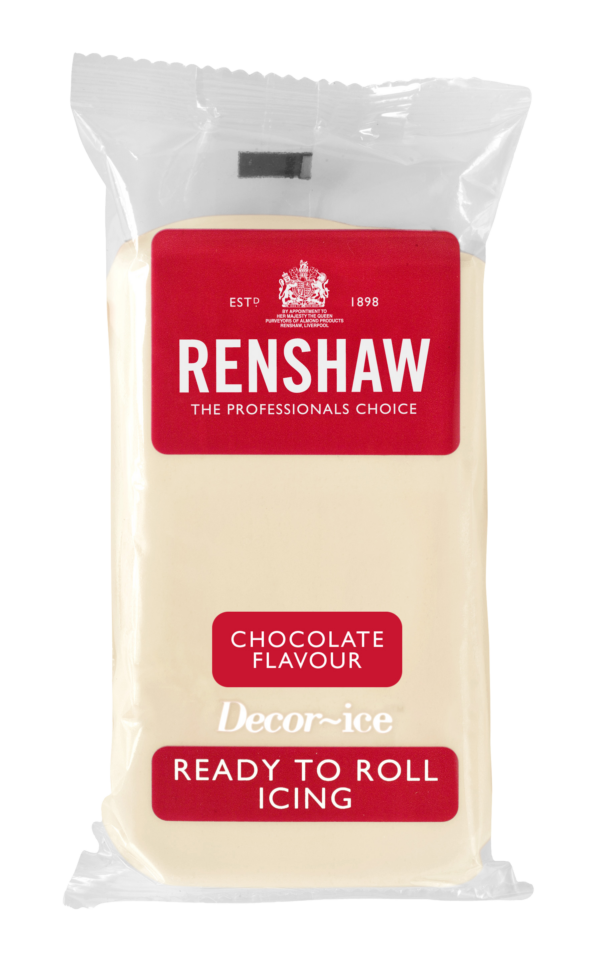 Hvit fondant med smak av hvit sjokolade fra Renshaw, 250g