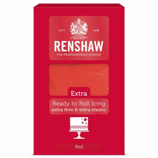 Rød fondant fra Renshaw, 1kg