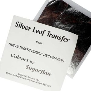 Sugarflair Leaf Transfer - Sølv