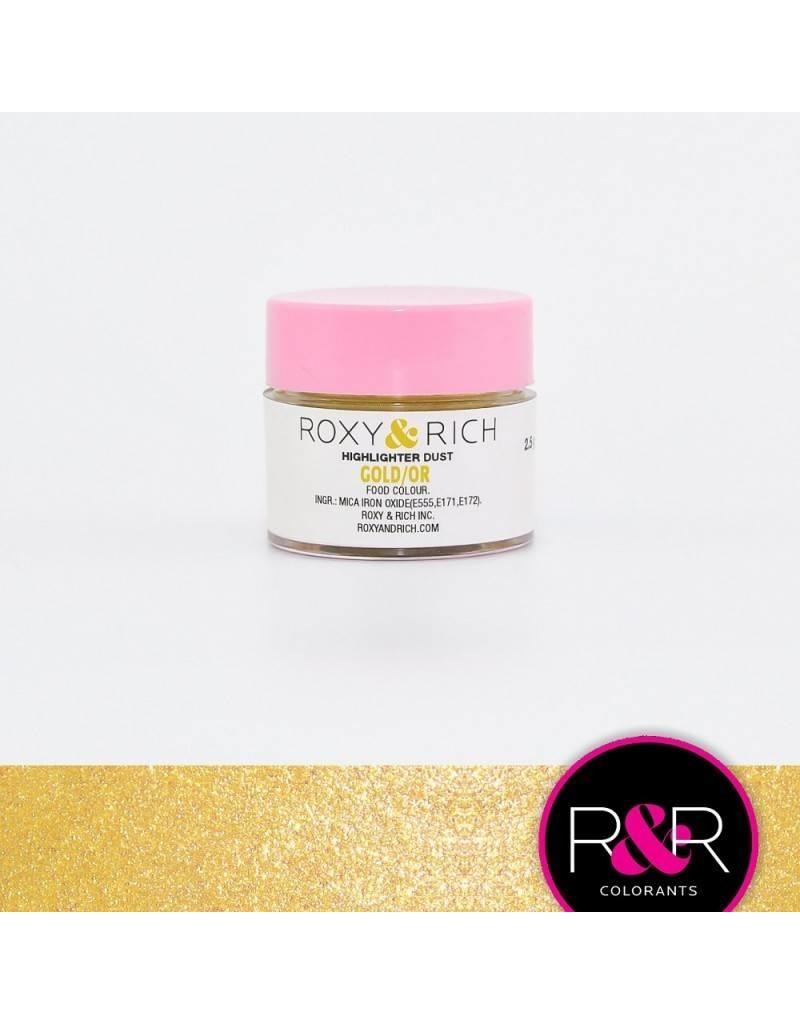 Roxy & Rich spiselig glitter Gold 2.5g