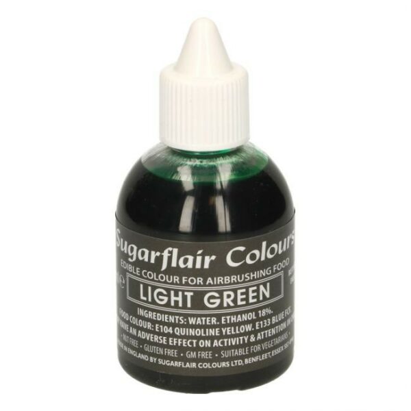 Sugarflair Airbrushfarge -Lys grønn- 60ml