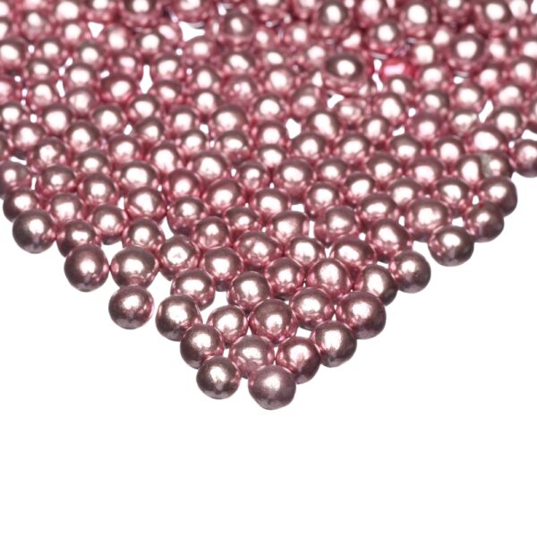 Happy Sprinkles Sjokoladekuler - Rosa Metallic S 75g
