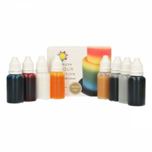 Sugarflair Airbrush Fargepakke -Alkoholfri- 8x14ml