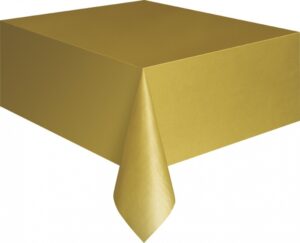 Gullfarget - Tynn plastduk, 130 x 270cm