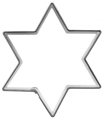 Pepperkakeform stjerne S - 6 cm