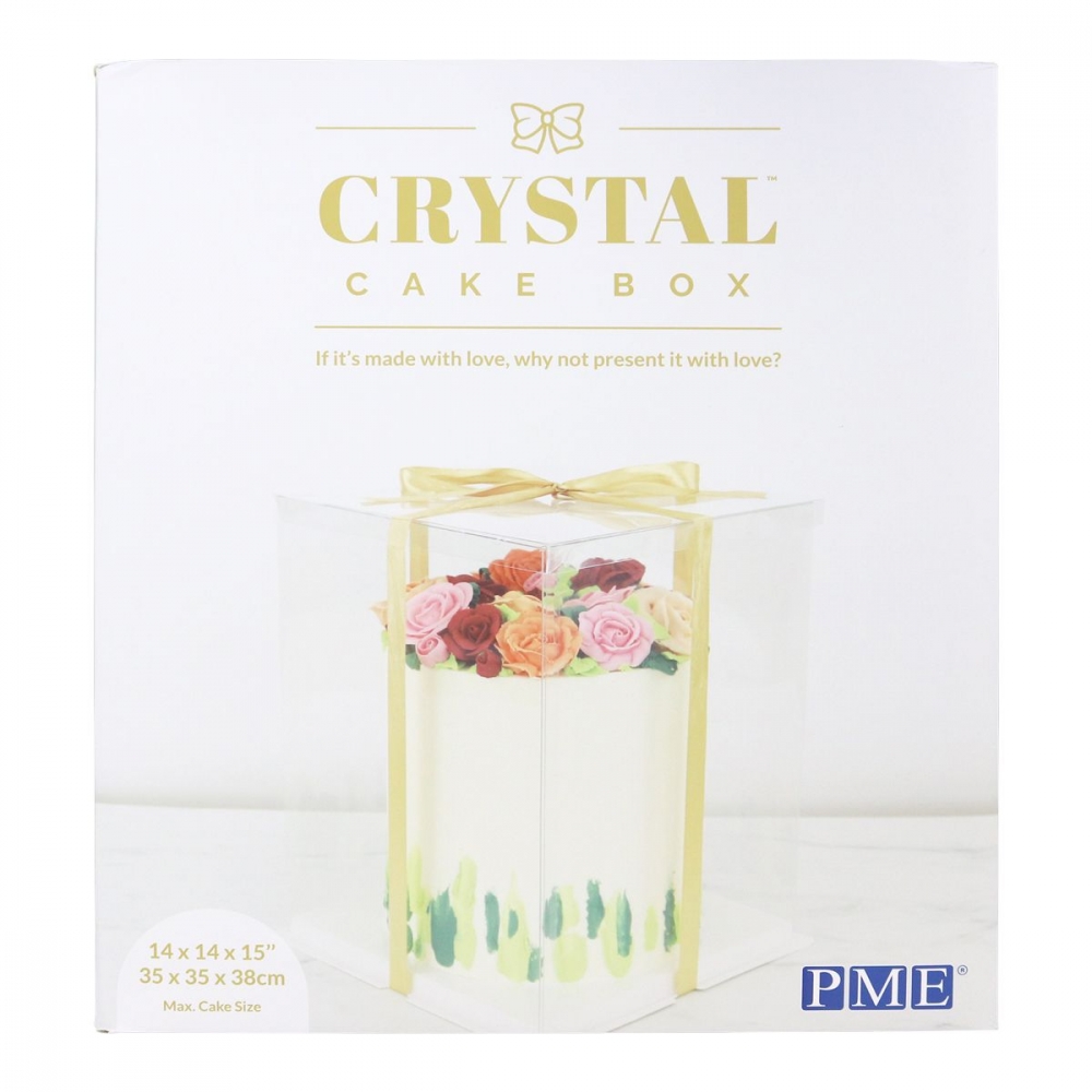 PME Crystal Cake Box - Gjennomsiktig kakeeske