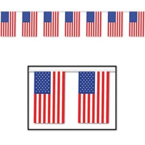Gigantiske utendørsflagg, USA, plast