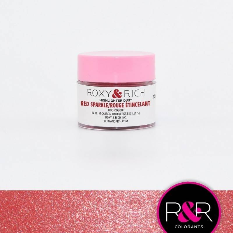 Roxy & Rich spiselig glitter Red Sparkle 2.5g