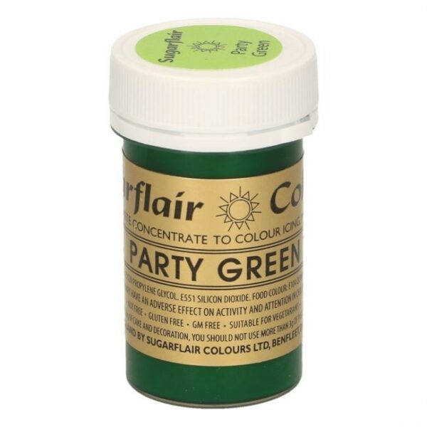 Sugarflair pastafarge Party Green, 25g