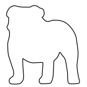 Pepperkakeform Engelsk bulldog – 7,5cm