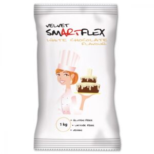 SmartFlex Hvit fondant Velvet Hvit sjokolade, 1kg