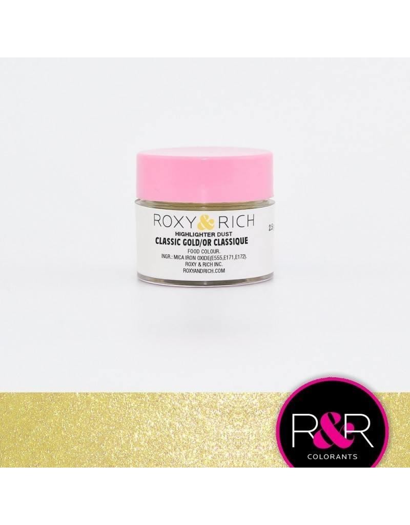 Roxy & Rich spiselig glitter Classic Gold 2.5g