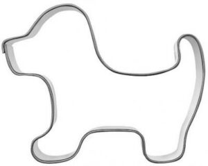 Pepperkakeform hund - 6,5 cm