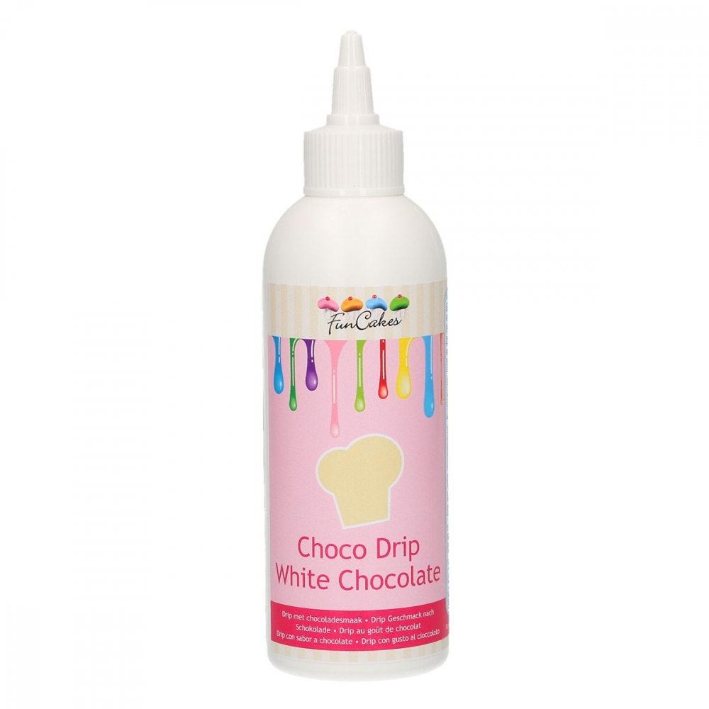 FunCakes Choco Drip -Hvit sjokolade- 180g