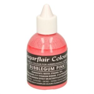 Sugarflair Airbrushfarge -Tyggegummirosa- 60ml