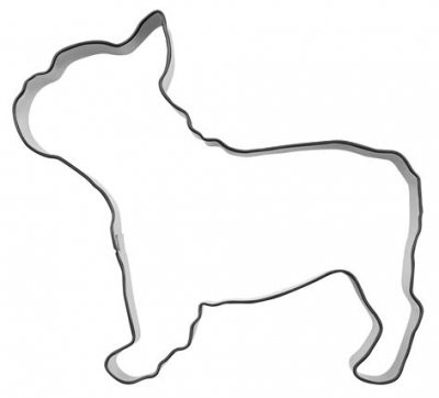 Pepperkakeform bulldog - 9,5 cm