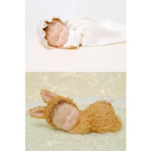 Karen Davies silikonform Sovende baby og pute