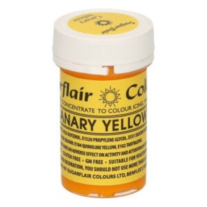 Sugarflair pastafarge Canary Yellow, 25g