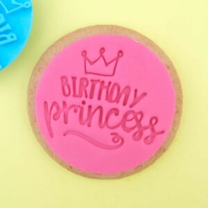 Sweet Stamp Cookie/Cupcake-stempel - Birthday Princess