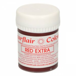 Sugarflair - Max Concentrate pastafarge Red Extra, 42g