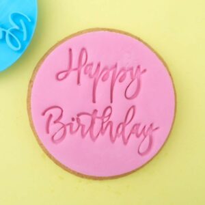 Sweet Stamp Cookie/Cupcake-stempel - Trendy Happy Birthday