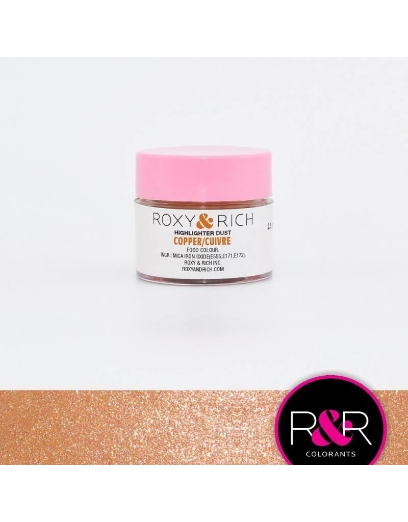Roxy & Rich spiselig glitter Copper 2.5g