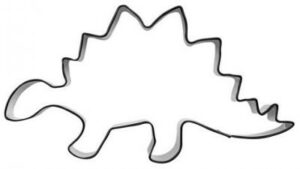 Pepperkakeform stegosaurus - 12 cm