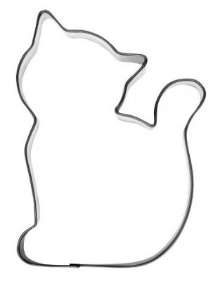 Pepperkakeform katt stor - 9,5 cm