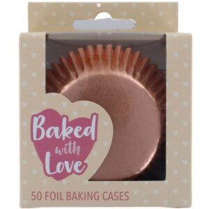 Baked With Love Muffinsformer -rosegull- pk/50