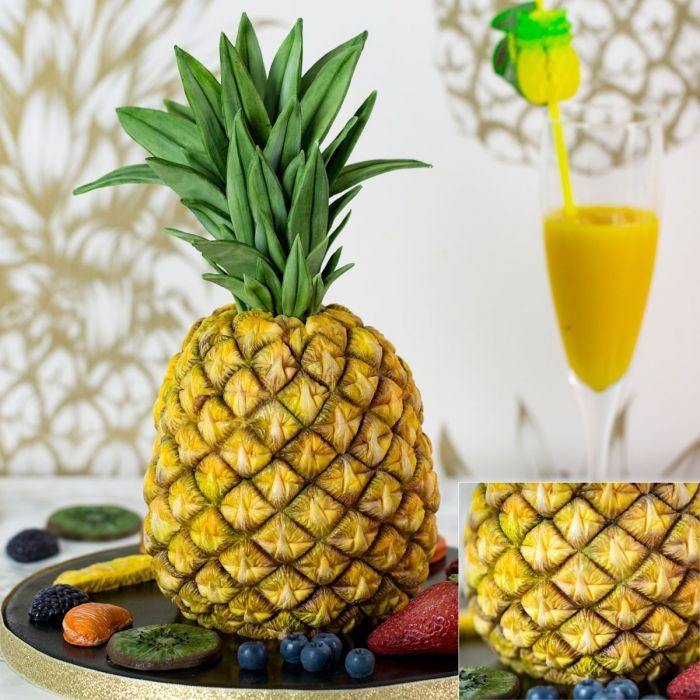 Karen Davies silikonform Tropisk Ananas