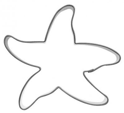 Pepperkakeform sjøstjerne - 7,5 cm