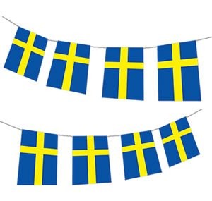 Flaggrekke, Sverige