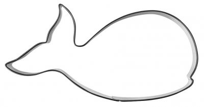 Pepperkakeform hval stor - 11 cm