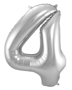 Tallballong -4- Sølv 86cm