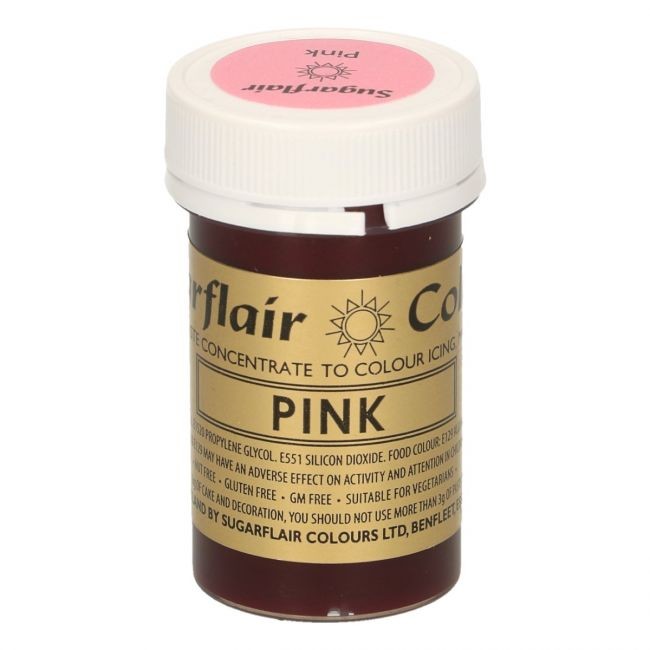 Sugarflair pastafarge Pink, 25g