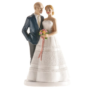 Kaketopp til bryllup -Romantisk- 18cm