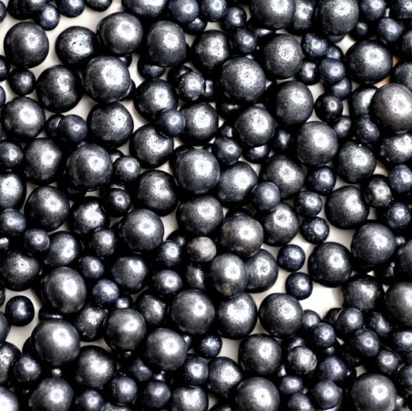 Spiselige perler svart