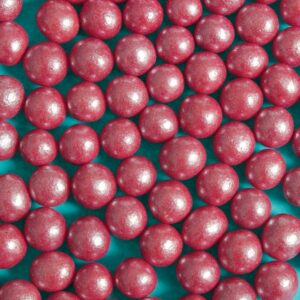 Spiselige perler rød